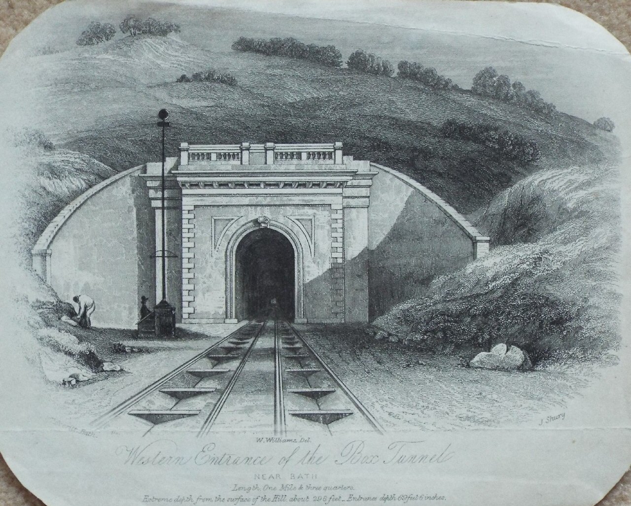 Steel Vignette - Western Entrance of the Box Tunnel near Bath